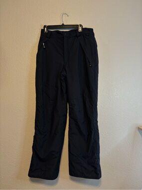 Columbia men black snow ski pants winter outdoor medium